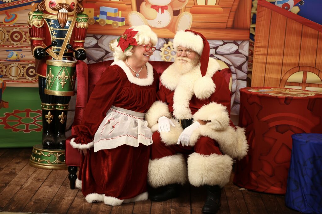 1 Santa Jack and Mrs. Claus Deborah